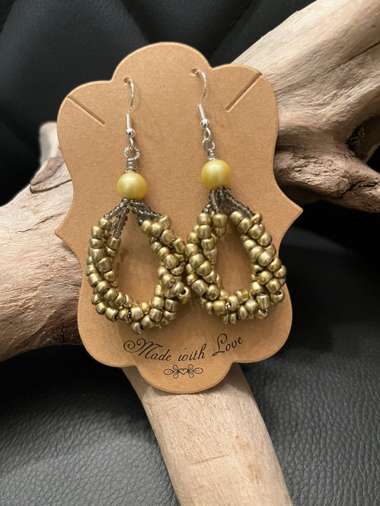 Golden Loop Earrings