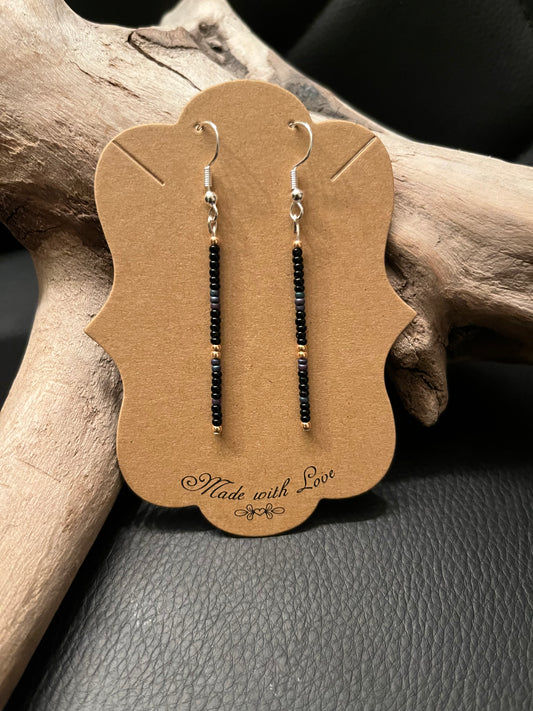 Midnight Thread Earrings